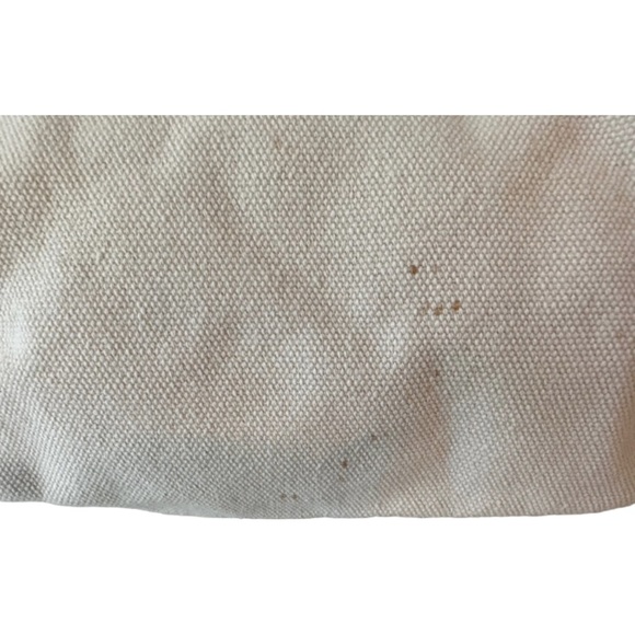 Origins Beige Canvas Cosmetic Makeup Toiletries Zip Travel Pouch Bag - Picture 7 of 11